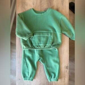 Cat & Jack Green Kids Matching Set